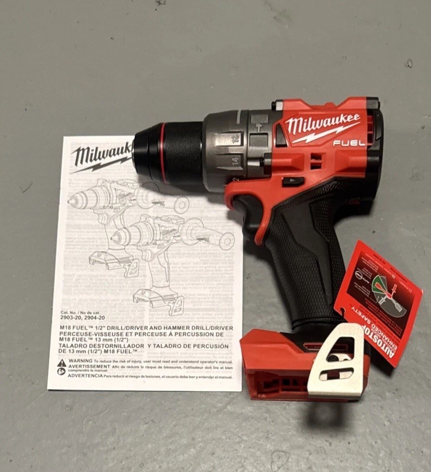 Milwaukee M18 FUEL 2904-20 18V 1/2" Cordless Brushless Hammer Drill (Tool Only)