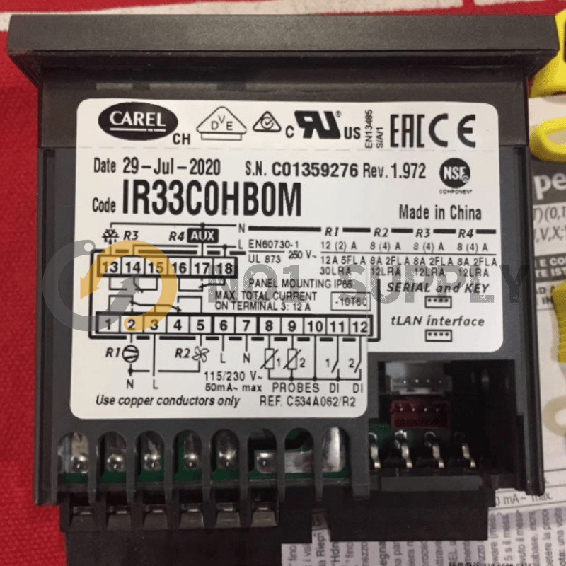 1PCS New CAREL IR33C0HB0M Temperature Controller Fast delivery