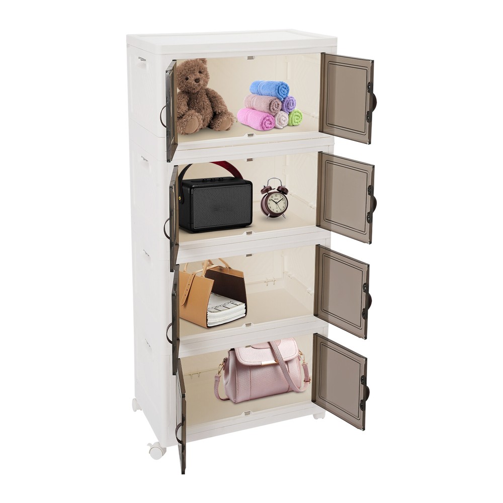 Large Collapsible Storage Bins Bedroom Folding Storage Box Stackable Storage Box