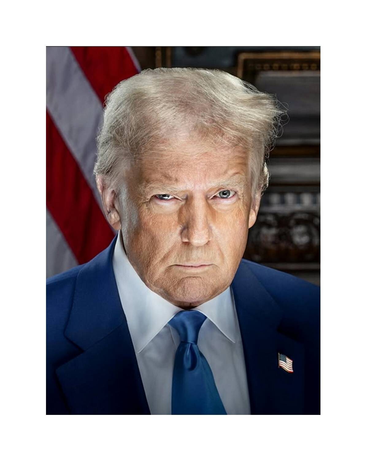 DONALD TRUMP new official Portrait 8x10 photo print 47th president