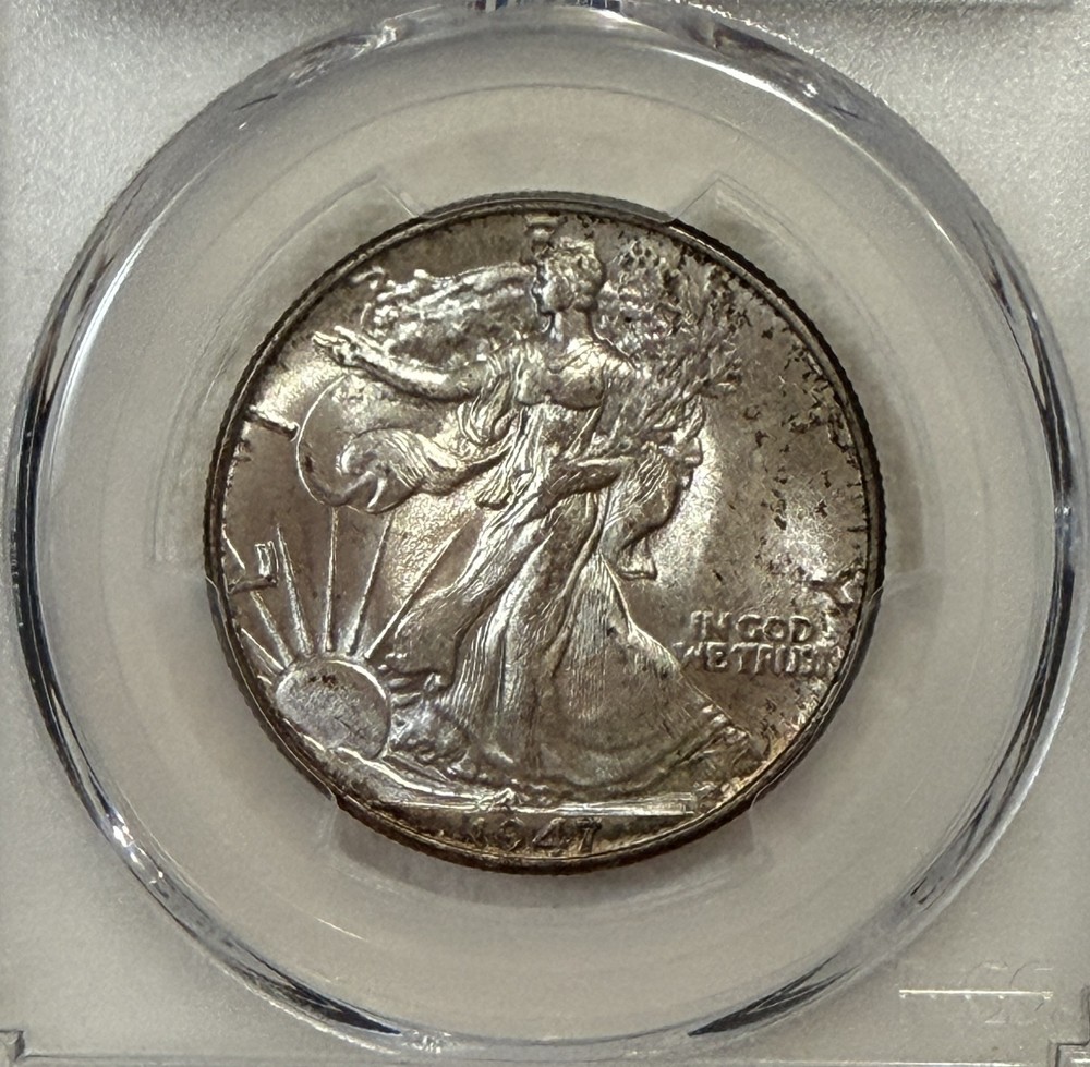 1947 Walking Liberty Half Dollar $1 PCGS MS66