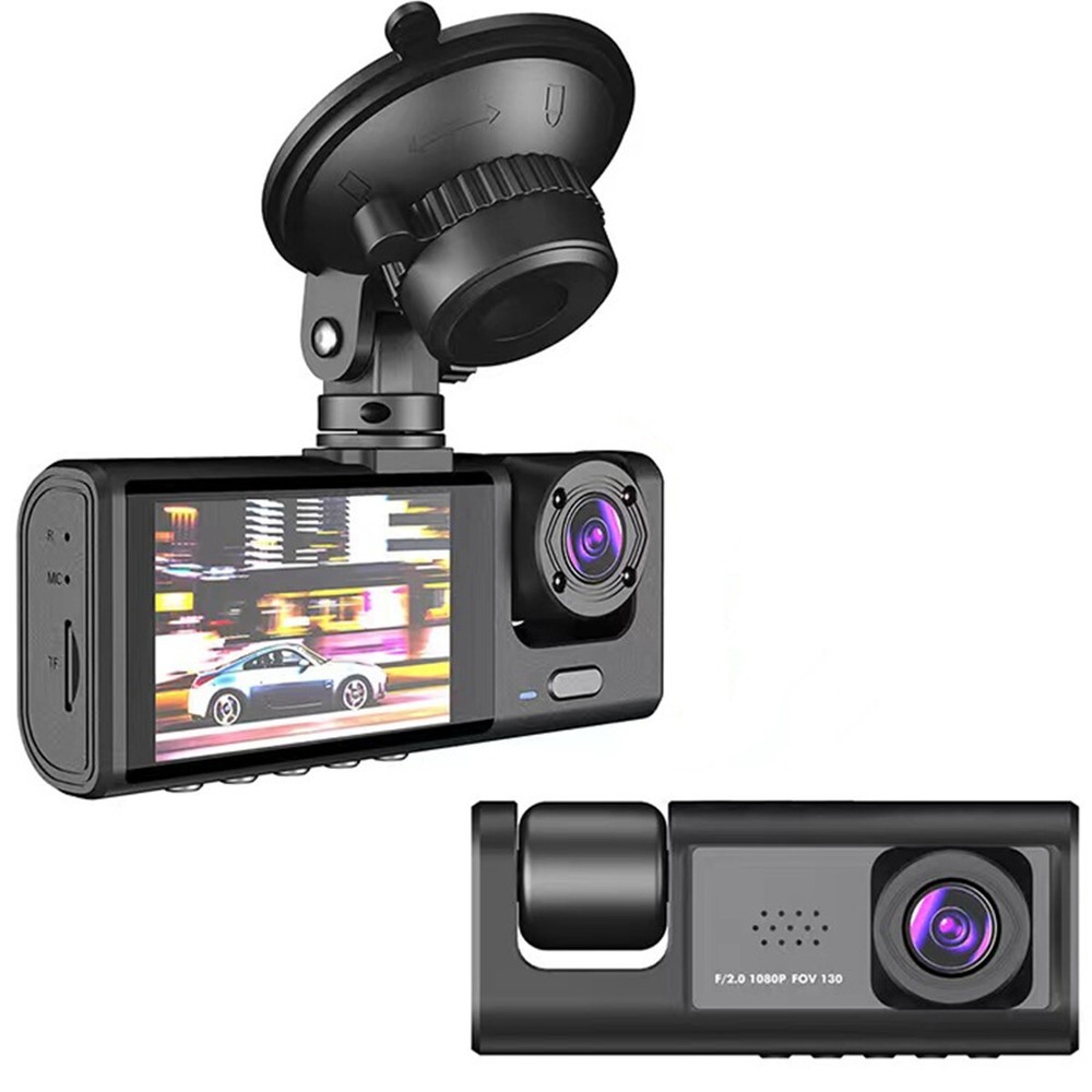 Dash Cam Car DVR Recorder Front Rear Inside Camera Night Vision Loop Recording