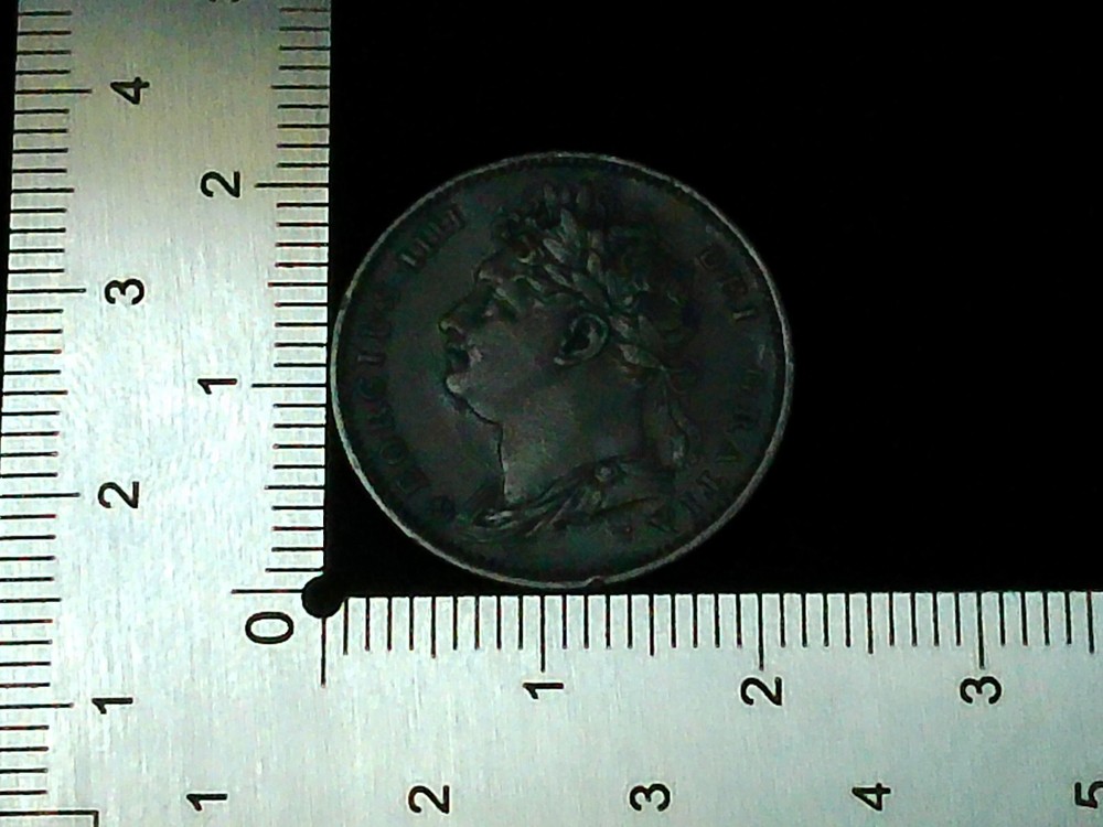Attractive 1822 Early Great Britain Farthing