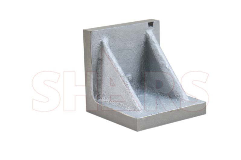 Webbed End 10x10x10 Ground Angle Plate High Tensile Cast Iron 0.0005" per 6" R