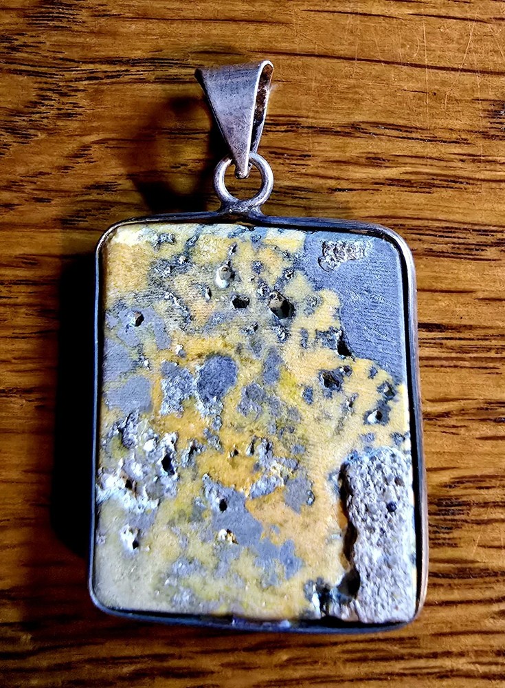 Bumble Bee Jasper Pendant