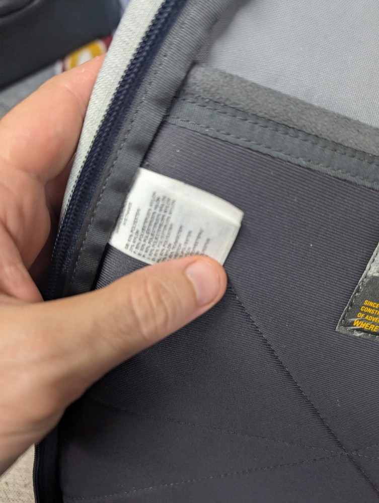 The North Face Microbyte Backpack Teal Blue Laptop Bag