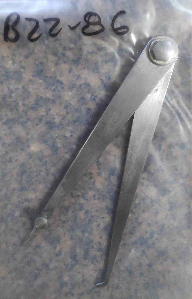 🗽 VINTAGE LUFKIN 10" ADJUSTABLE CALIPER/ DIVIDER