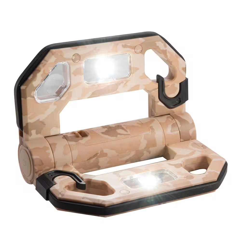 200-Lumen Mini Compact Folding LED Work Light - Desert Sand