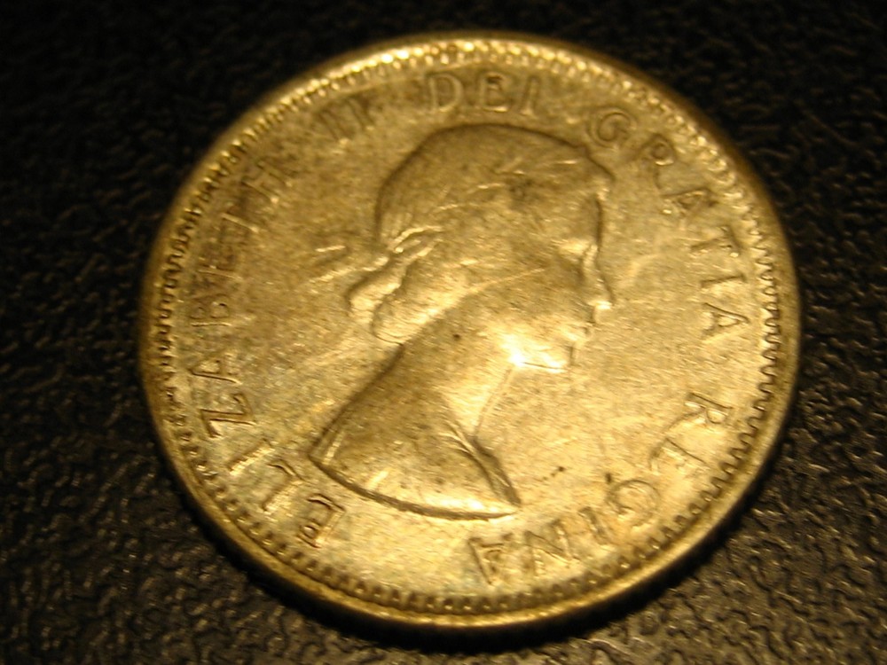 1962 Canadian Dime