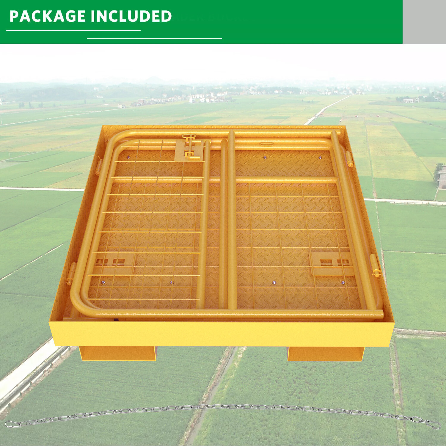 Forklift Safety Cage Work Platform 36" x 36" Construction Basket Aerial 1150 LBS