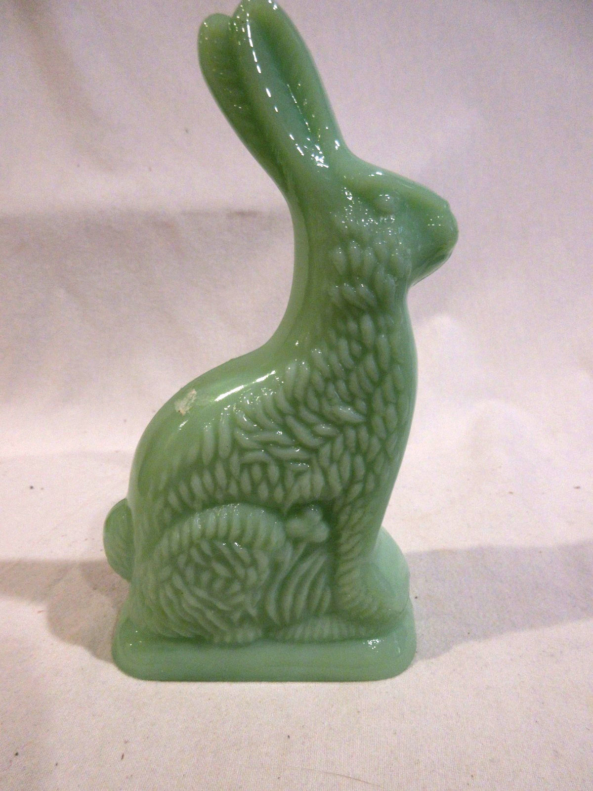 Jadite Milk Glass Easter Bunny Rabbit