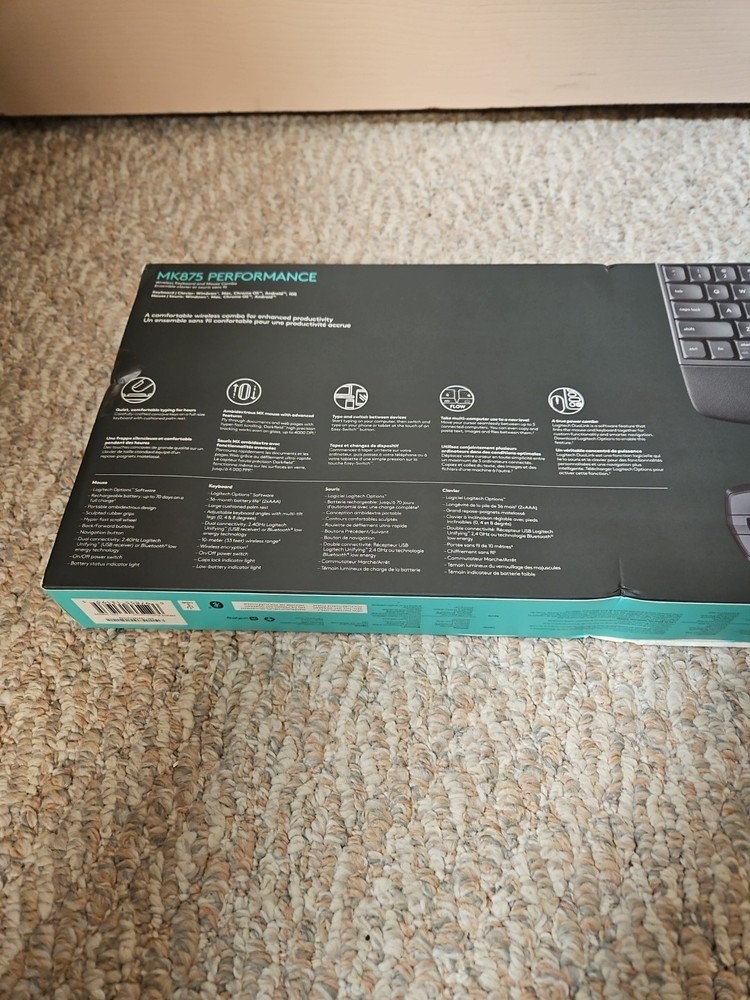 Logitech MK875 Performance Wireless Keyboard and Mouse Combo
