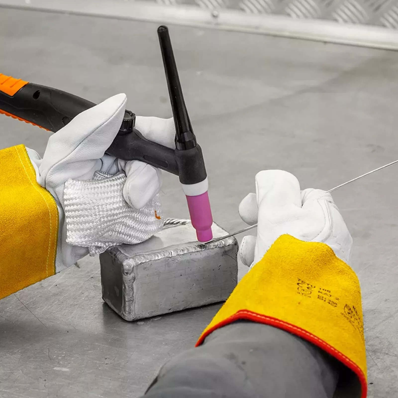 48PCS TIG Welding Torch Accessories Kit Nozzle Collets Body for WP-17/18/26 New