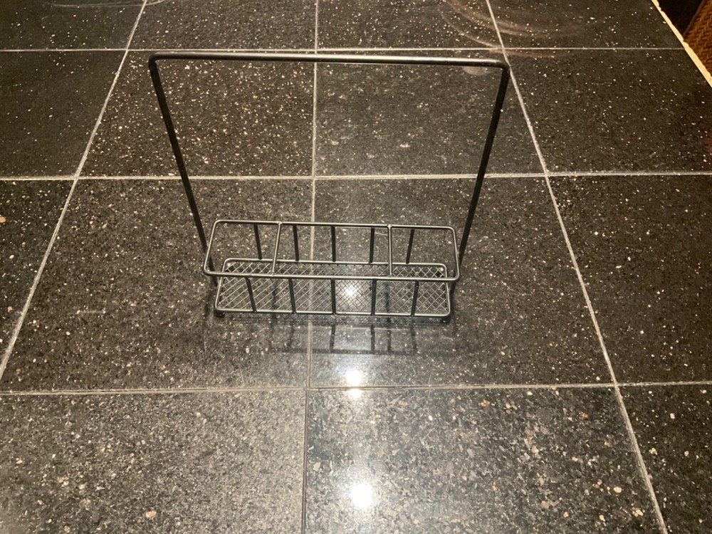 Tabletop Condiments Caddy Wrought Iron Black Never Used