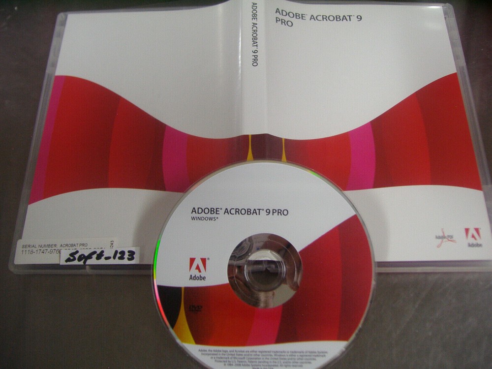 Adobe Acrobat 9 Pro Full for Windows PC Liceensed for 2 PCs =PERMANENT VERSION=