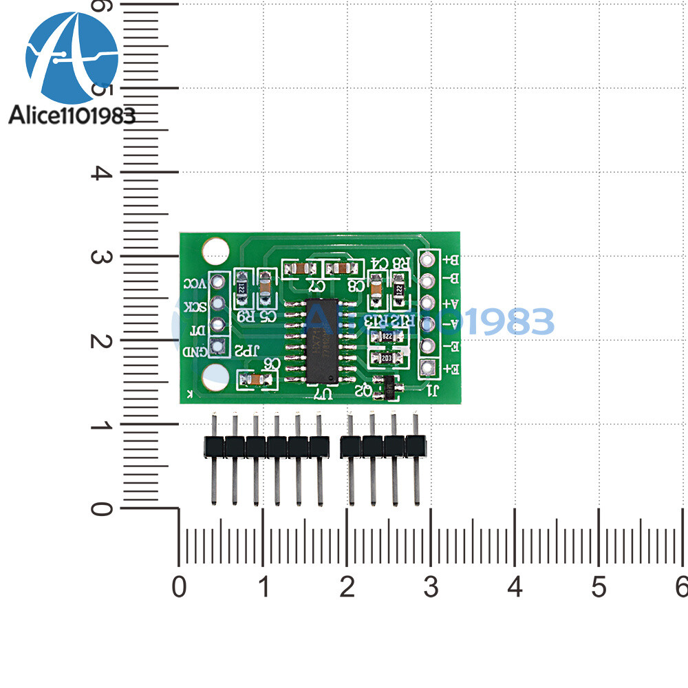 HX711 Load Cell Weigh Pressure Sensor 24Bit High-precision A/D Conversion Module