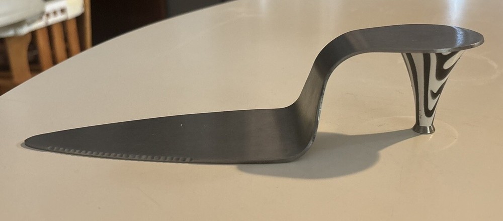 High Heel Silver Cake Cutter & Server