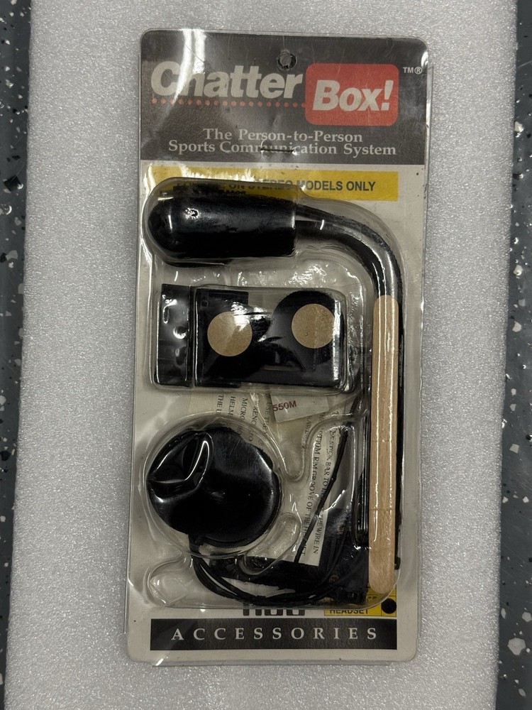 ChatterBox HJC Open Face Stereo Headset - NOS