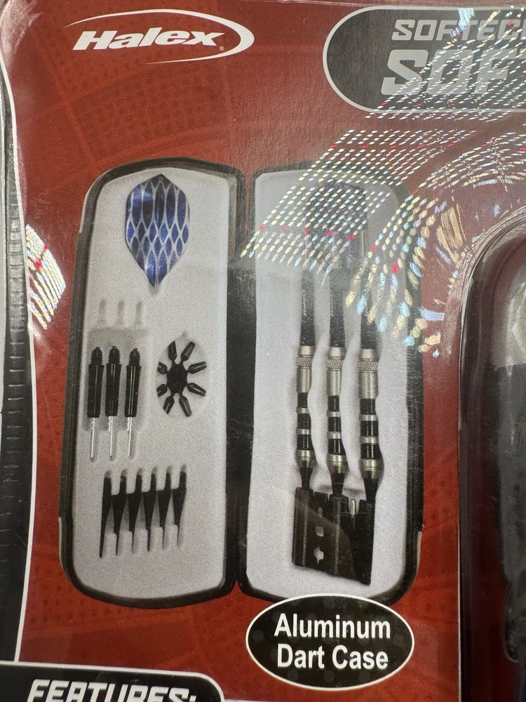 Halex Softech 3.0 Soft Tip Darts Ecobrass with Case New