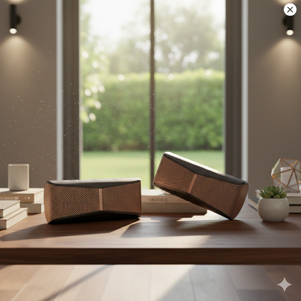 Logitech Portable Bluetooth Mobile Wireless Solid Speaker Copper/Black I X300