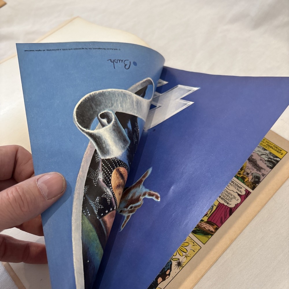 1977 & 1978 Kiss Marvel Comics Super Special Comic Book With Poster Centerfold ￼