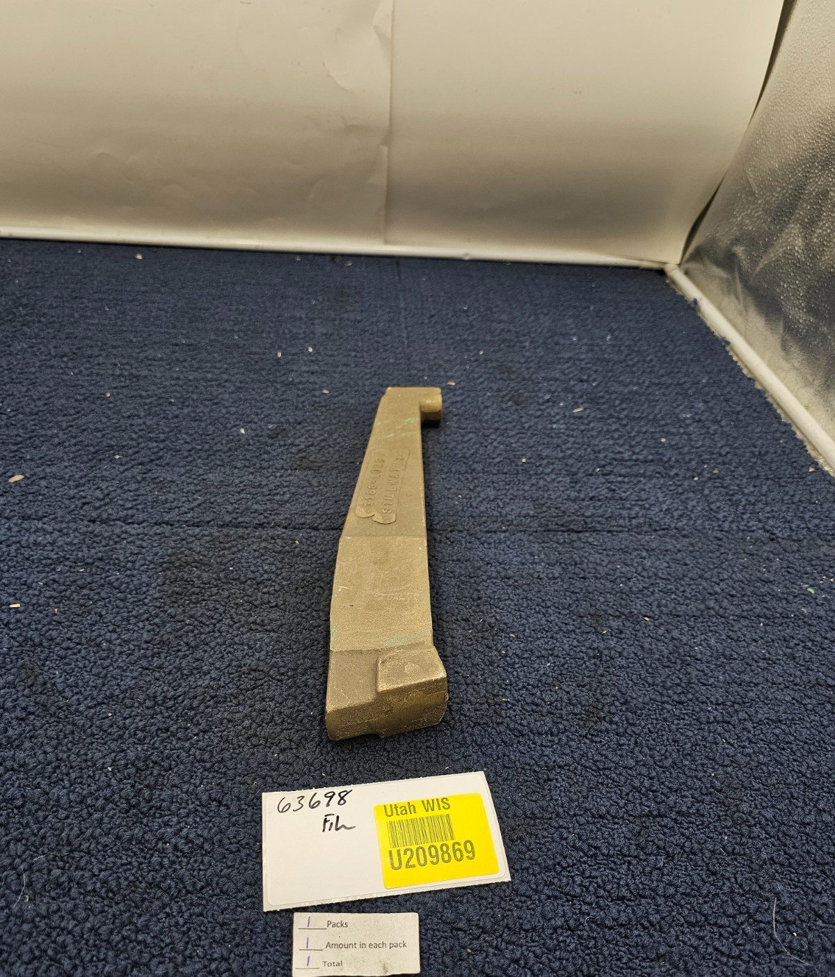 Steel Rivet Body Panel Bucking Bar Aviation Aircraft Tool 116G-1029 Stillwater