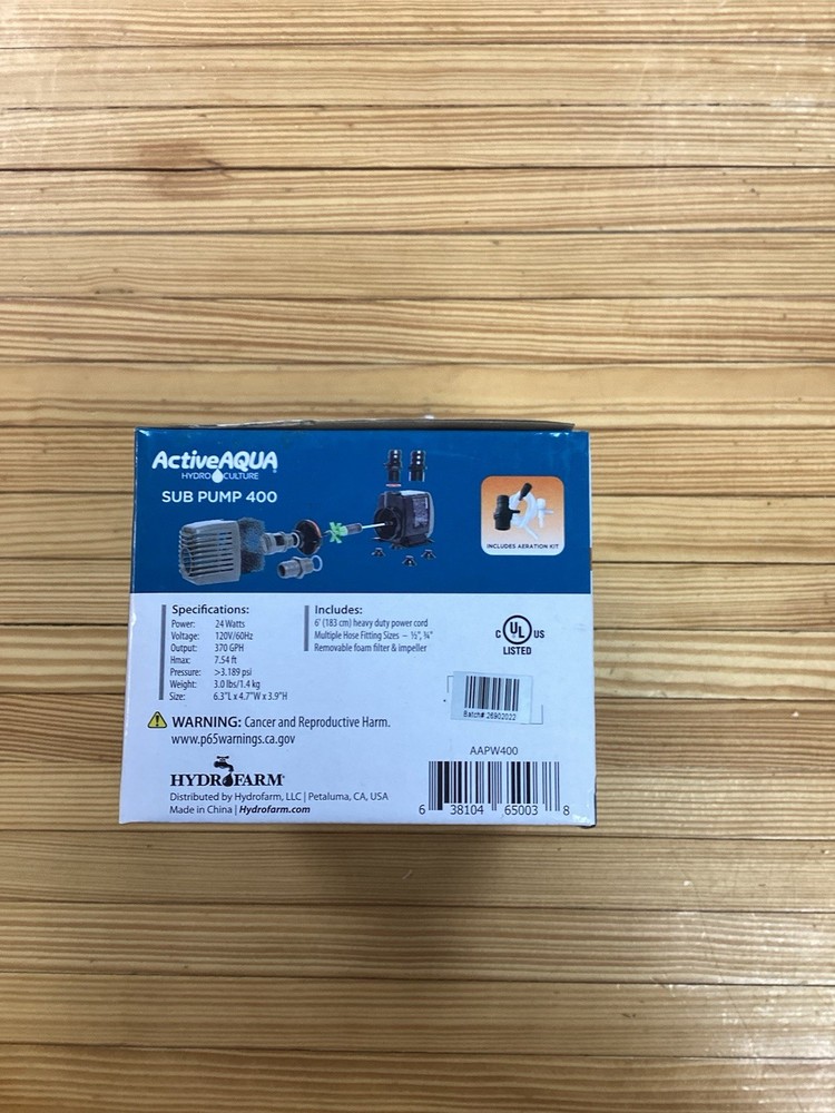 Active Aqua Submersible Pump 400