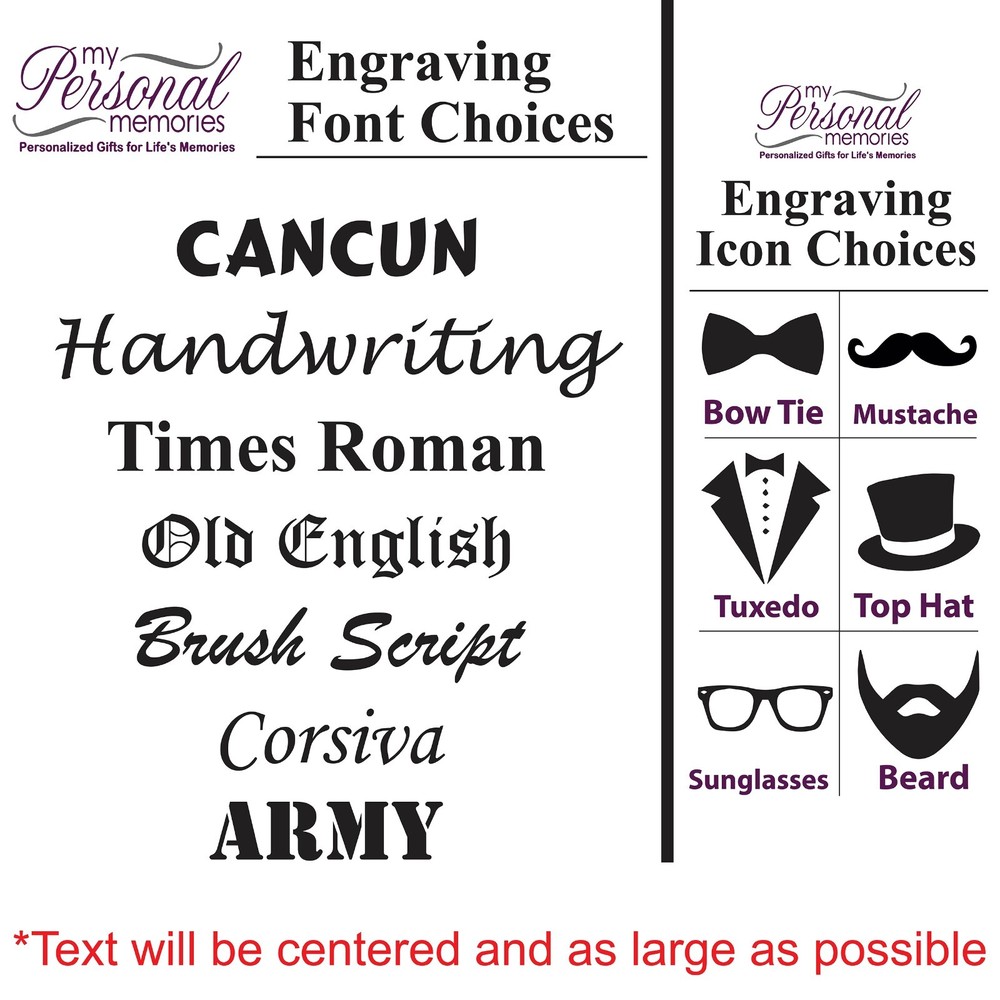 Customizable Bamboo Beard Comb Personalized Gift