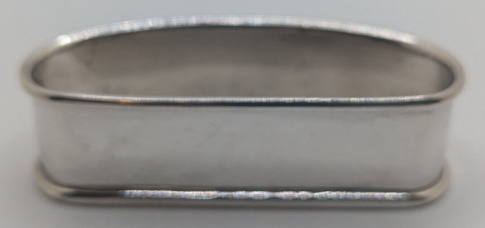 Vintage Wallace Sterling Silver Plain Napkin Ring