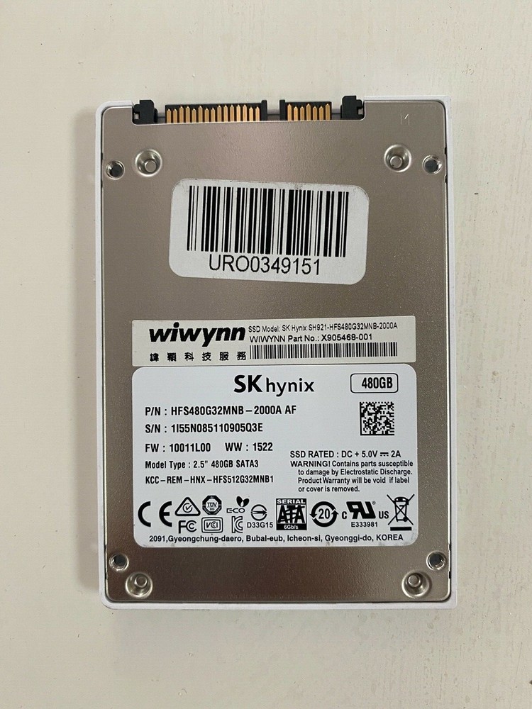 SK Hynix 2.5"  480GB  SOLID STATE SSD Drive SATA3