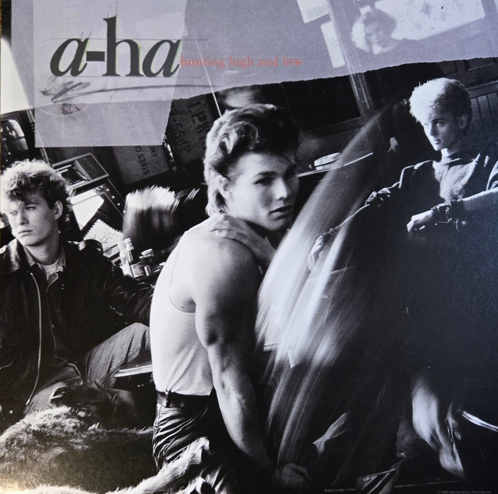 A-HA 'HUNTING HIGH AND LOW'-ALBUM FLAT/POSTER-Suitable For Framing 1985 NM Cond.