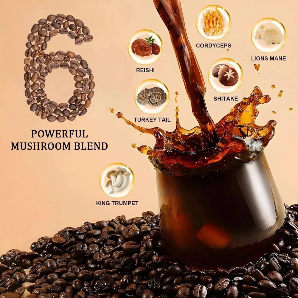 2 PACK Mushroom Coffee 100% Authentic FREE SHIPPNG