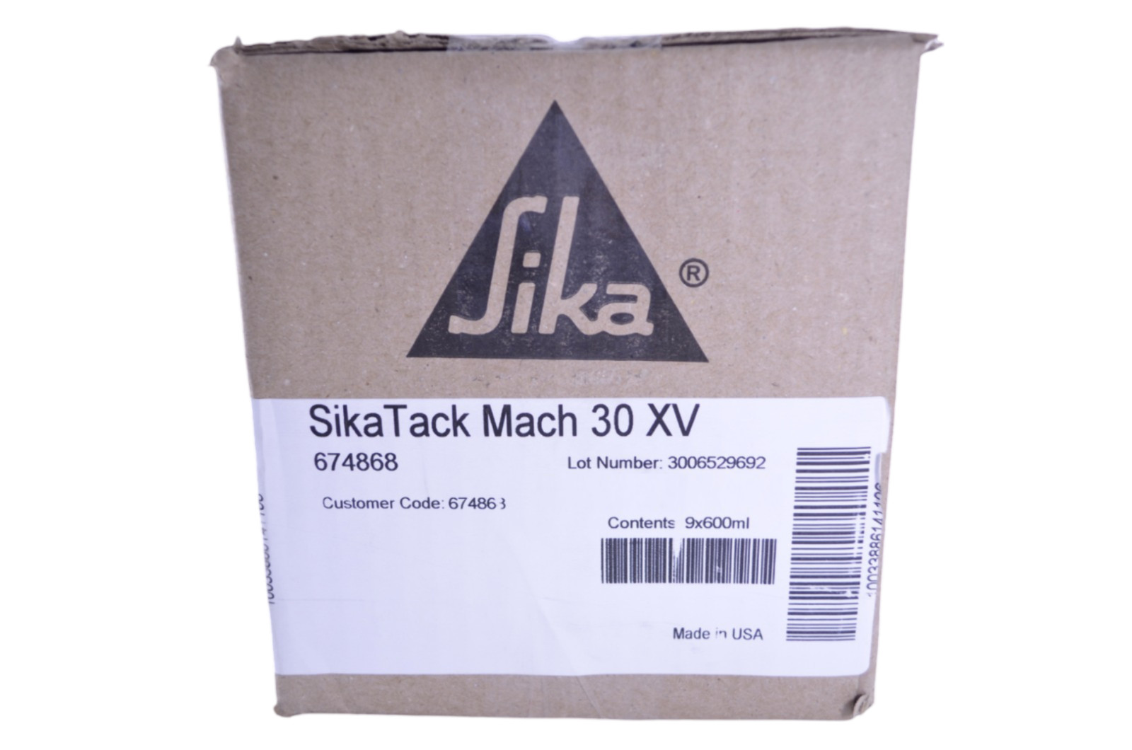 SikaTack Mach 30XV Auto Glass Urethane, Adhesive Kit, Urethane & Primer 10-29-25