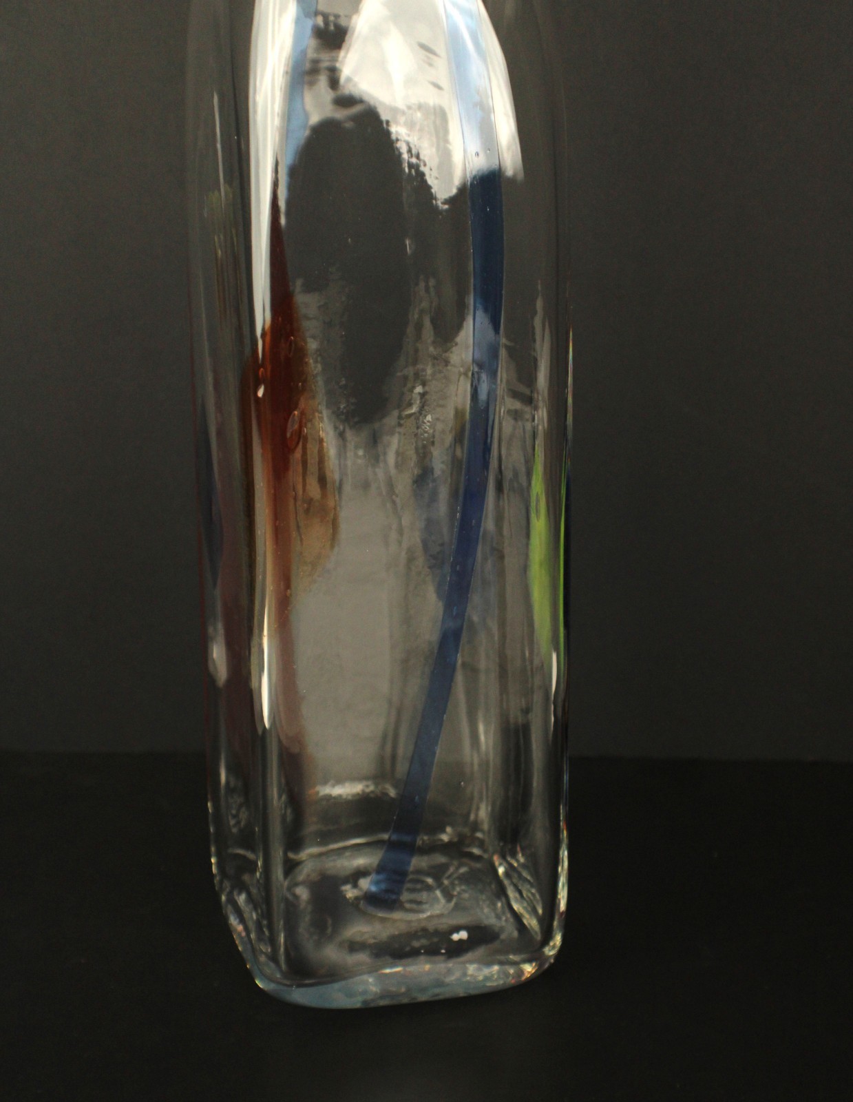 Vintage Tall Signed Blenko 2006 18 3/4"H x 4"W