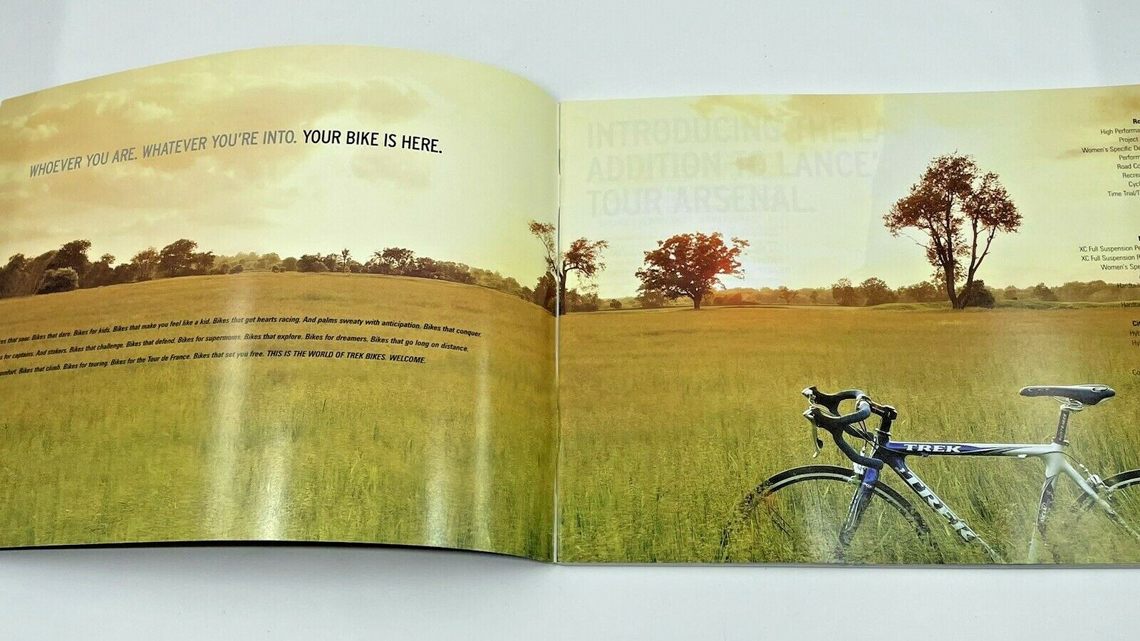 NEW 2004 TREK Bicycles Full-Line Catalog USPS LANCE ARMSTRONG! Road MTB BMX Etc