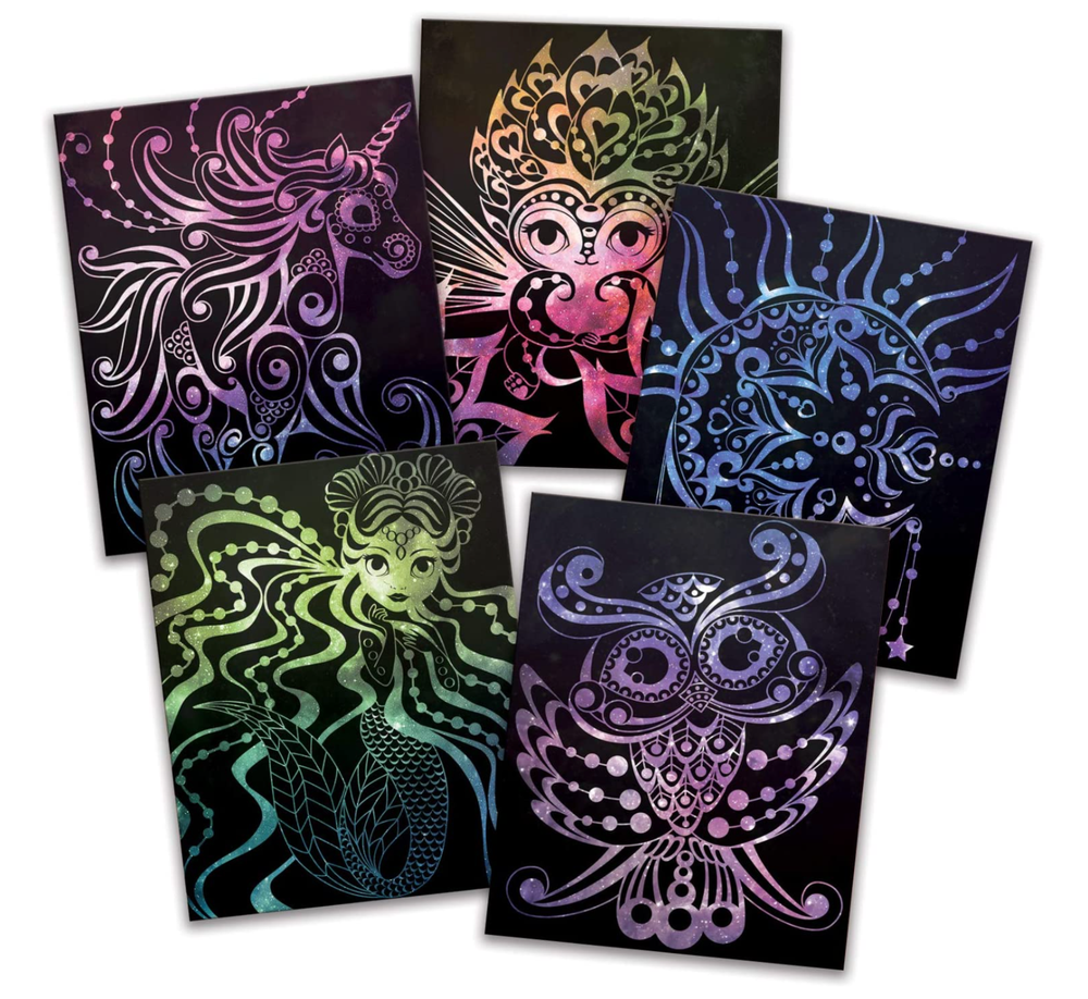 Nebulous Scratch & Sketch Art Design Kit