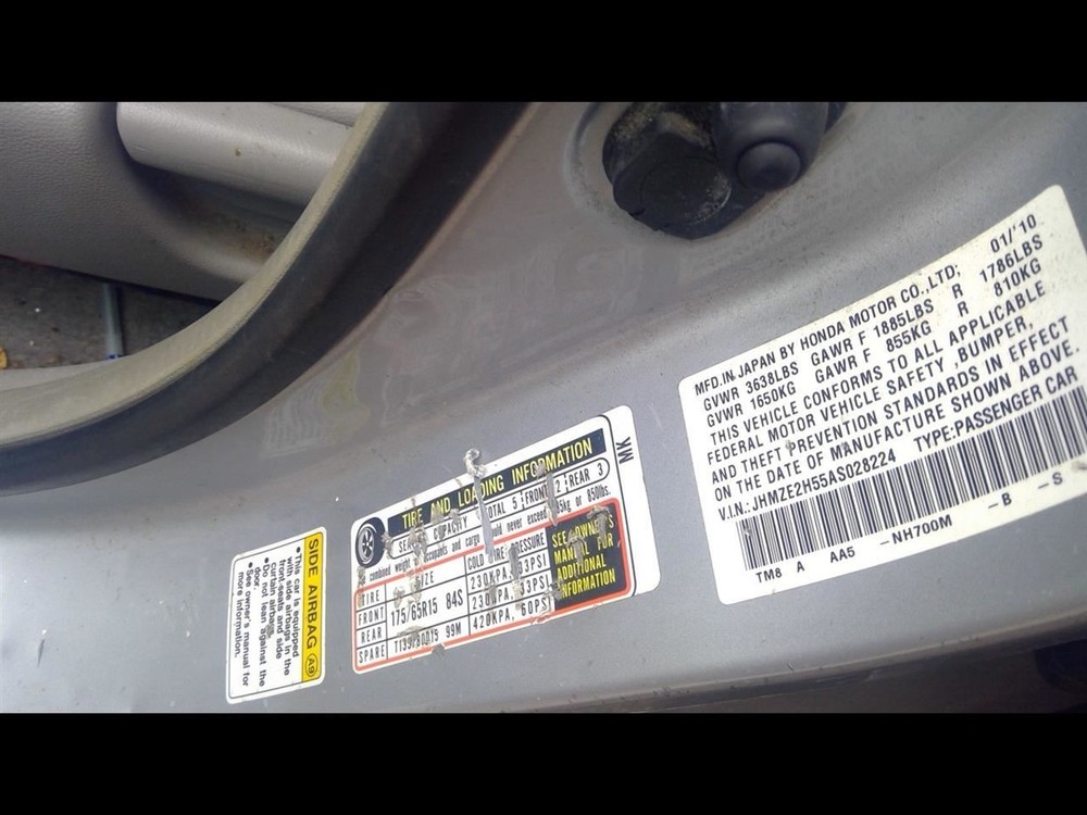 Engine ECM Electronic Control Module Gasoline LX Fits 10 INSIGHT 1227680
