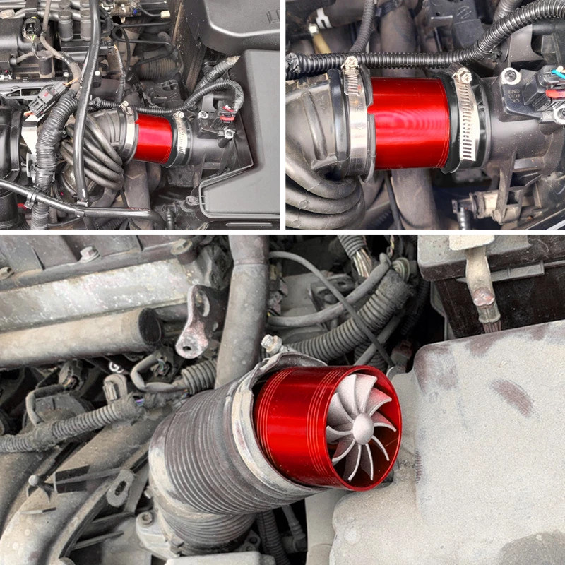Car Accessories Cold Intake Filter Induction Kit Pipe Power Flow Hose System✅