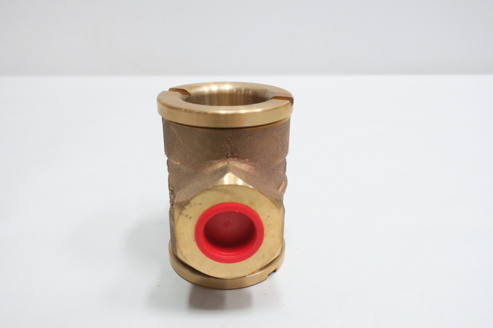 Eep Style 57 Bronze Threaded Gauge Glass Flow Indicator 3/4in