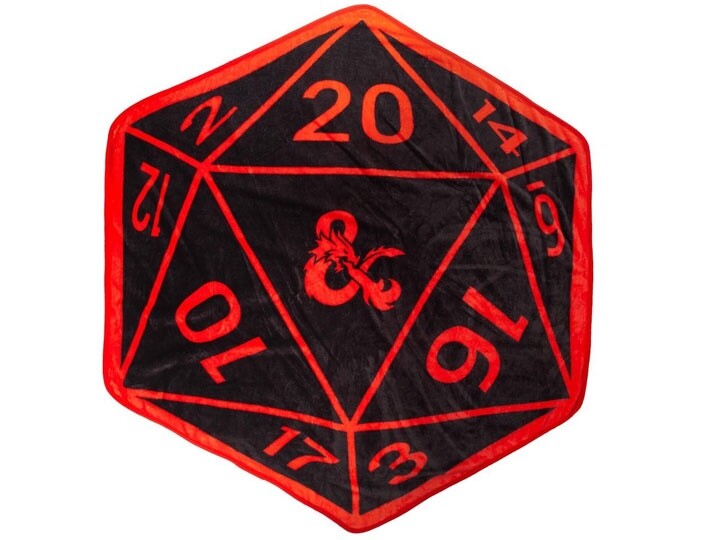Dungeons & Dragons D20 Throw Blanket (BRAND NEW)