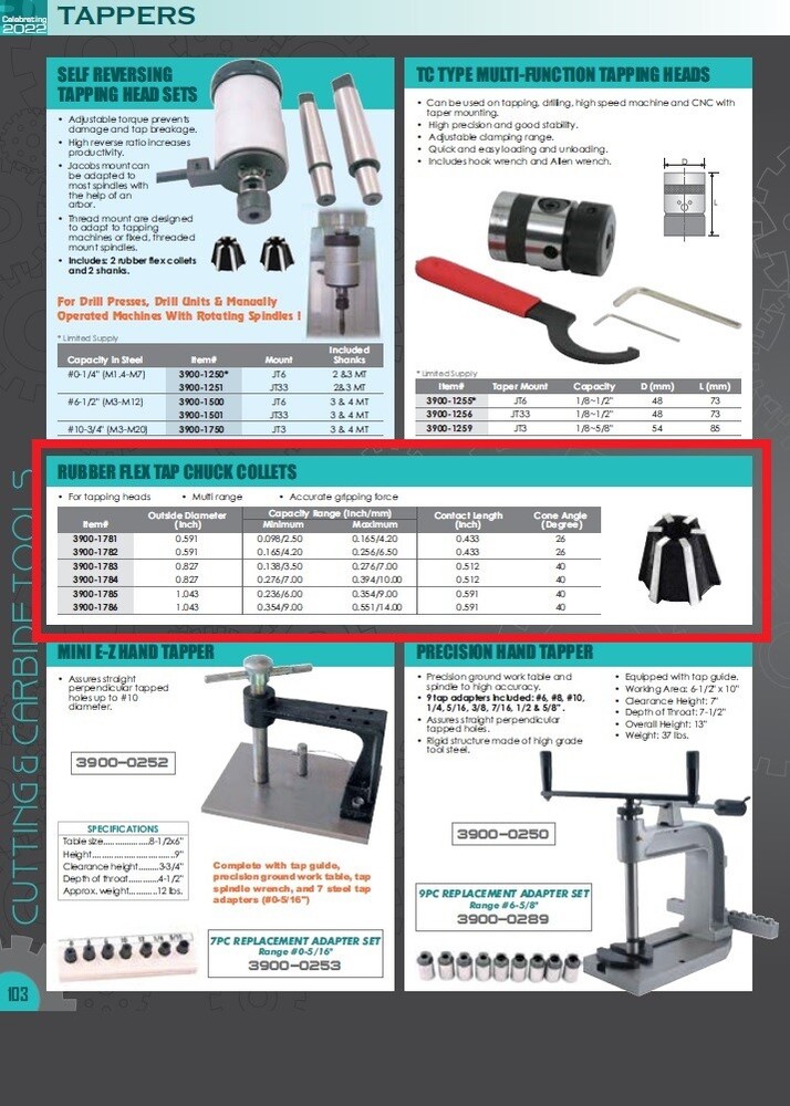 6.5MM RUBBER FLEX COLLET (3900-1782)