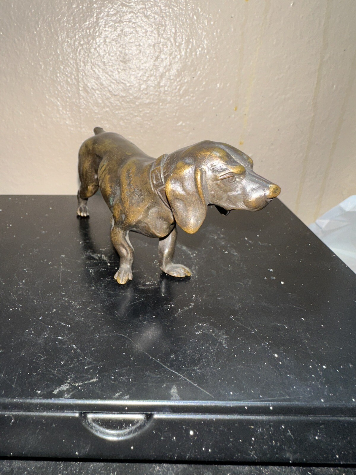 Wonderful Antique Bronze Dog