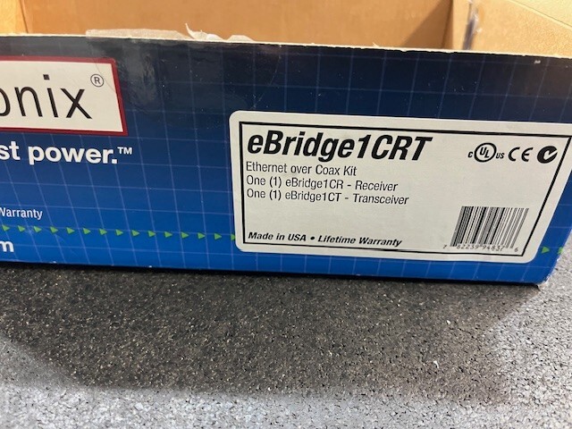 Altronix eBridge1CRT Ethernet over Coax