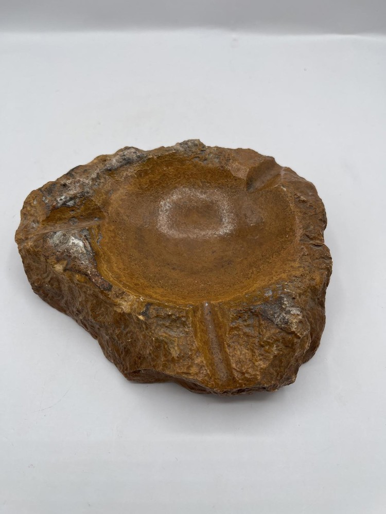 Natural Stone Ashtray - Rustic Rocky Design