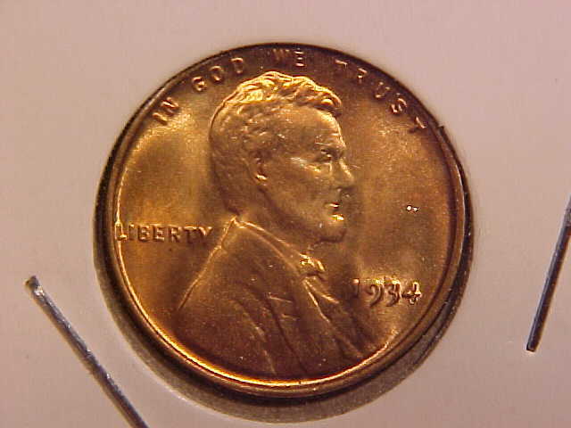 1934 LINCOLN CENT - UNC - SEE PICS! - (X1458)
