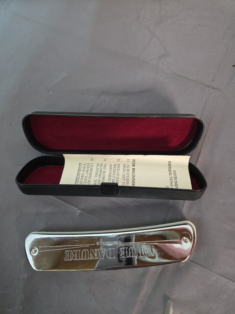 Vintage The Original Blue Danube Harmonica