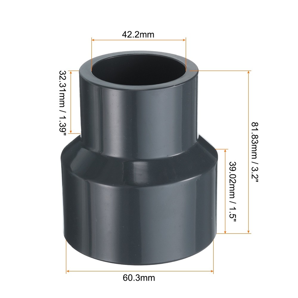 Reducing Coupling 2 x 1-1/4" Increaser/Reducer Coupling Pipe Fittings