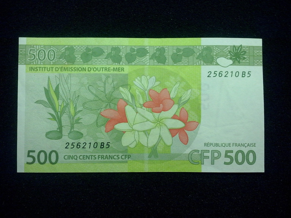 French Pacific Territories 500 Francs CFP
