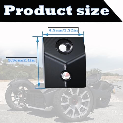 Aluminum 2" Adjustable Handlebar Riser Compatible Ryker 600/900 Gauge Riser