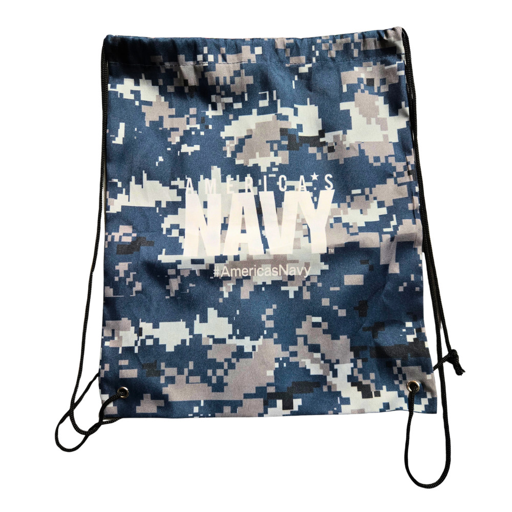 US Navy Digital Camo Drawstring Bag